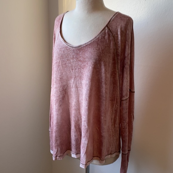 We The Free Long Sleeve Oversized Top S - Picture 2 of 6